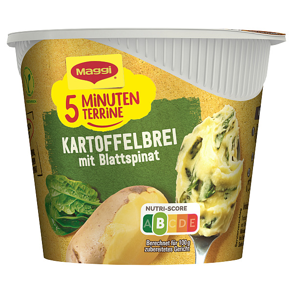 MAGGI 5 MINUTEN TERRINE KARTOFFELBREI MIT BLATTSPINAT 47G