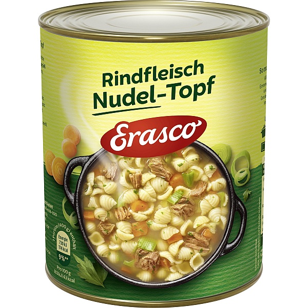 ERASCO RINDFLEISCH - NUDELTOPF 800G