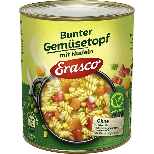 ERASCO BUNTER GEMUESETOPF 800G