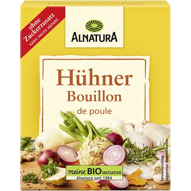 ALNATURA BIO HUEHNERBOUILLON WUERFEL 66G