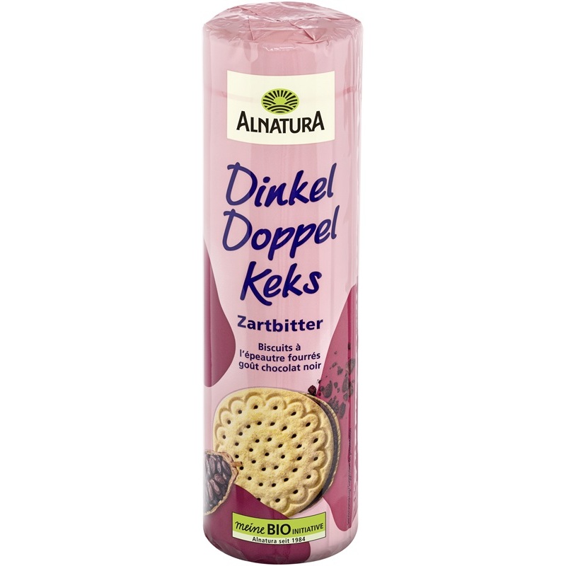 ALNATURA BIO DINKEL DOPPELKEKS ZARTBITTER 330G