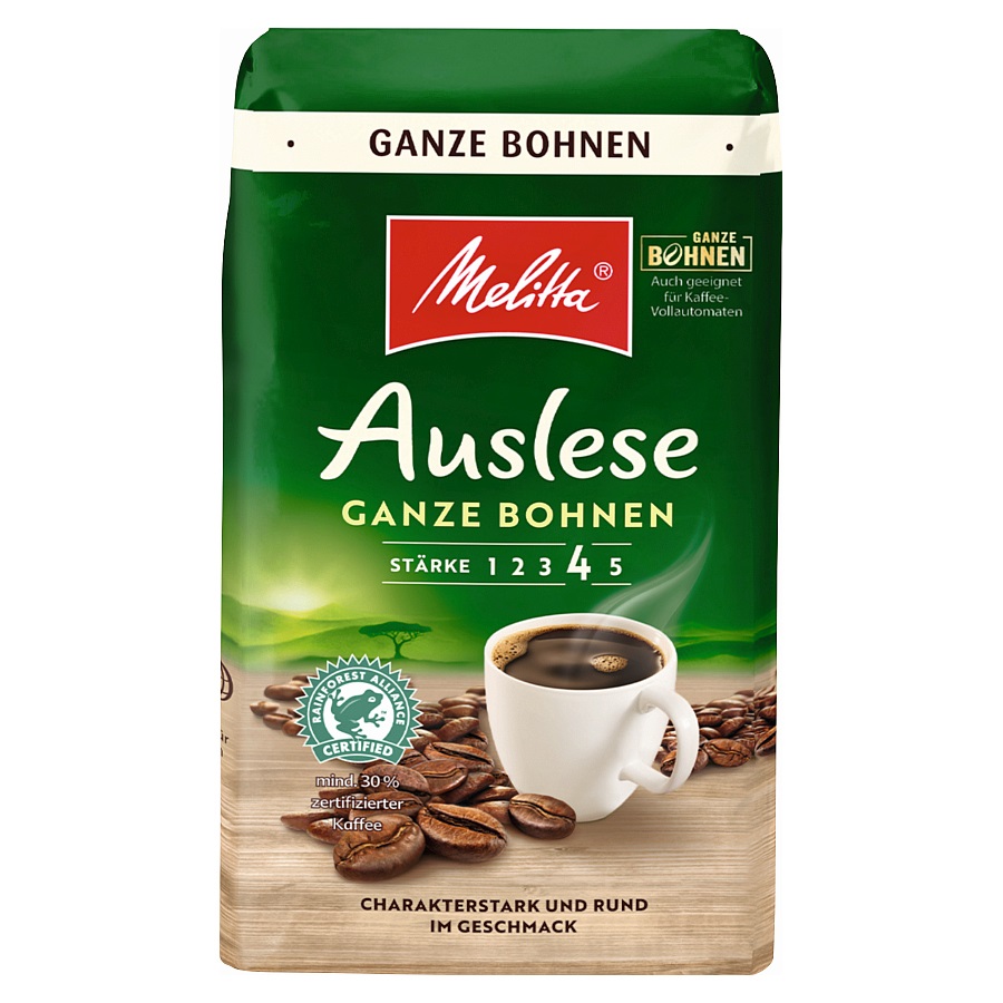 MELITTA AUSLESE GANZE BOHNEN 500G