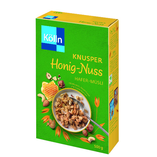 KOELLN MUESLI KNUSPER HONIG - NUSS 500G