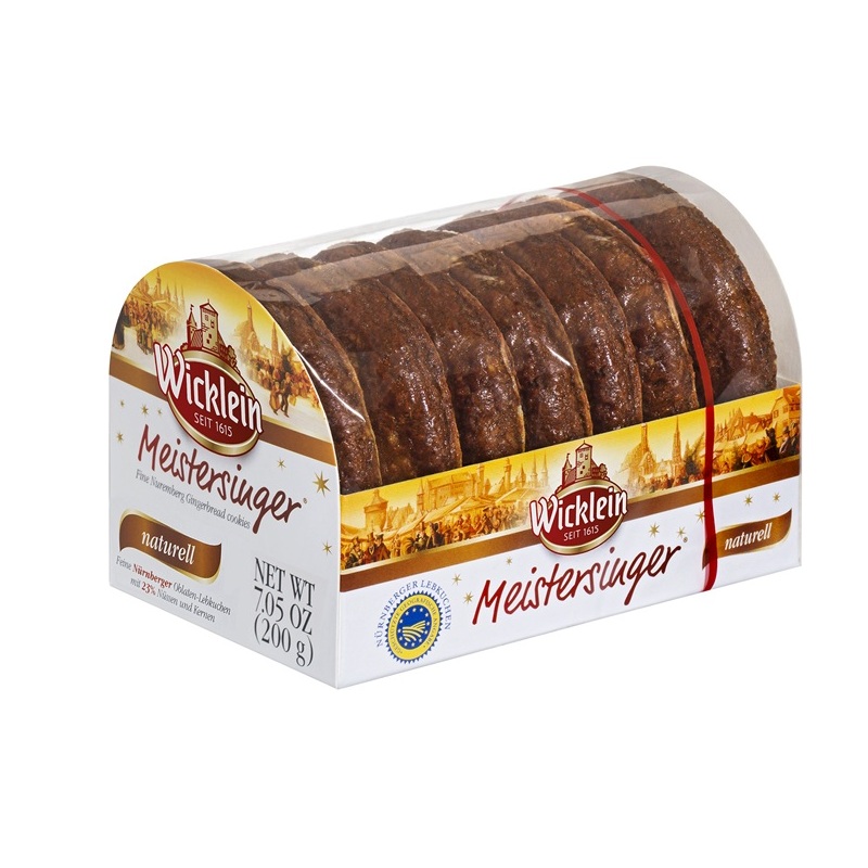 WICKLEIN MEISTERSINGER OBLATEN - LEBKUCHEN NATUR 200G