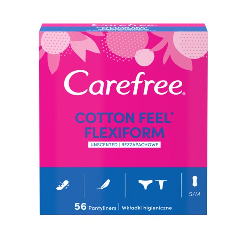 CAREFREE COTTON FLEXIFORM 56 STUECK PACKUNG
