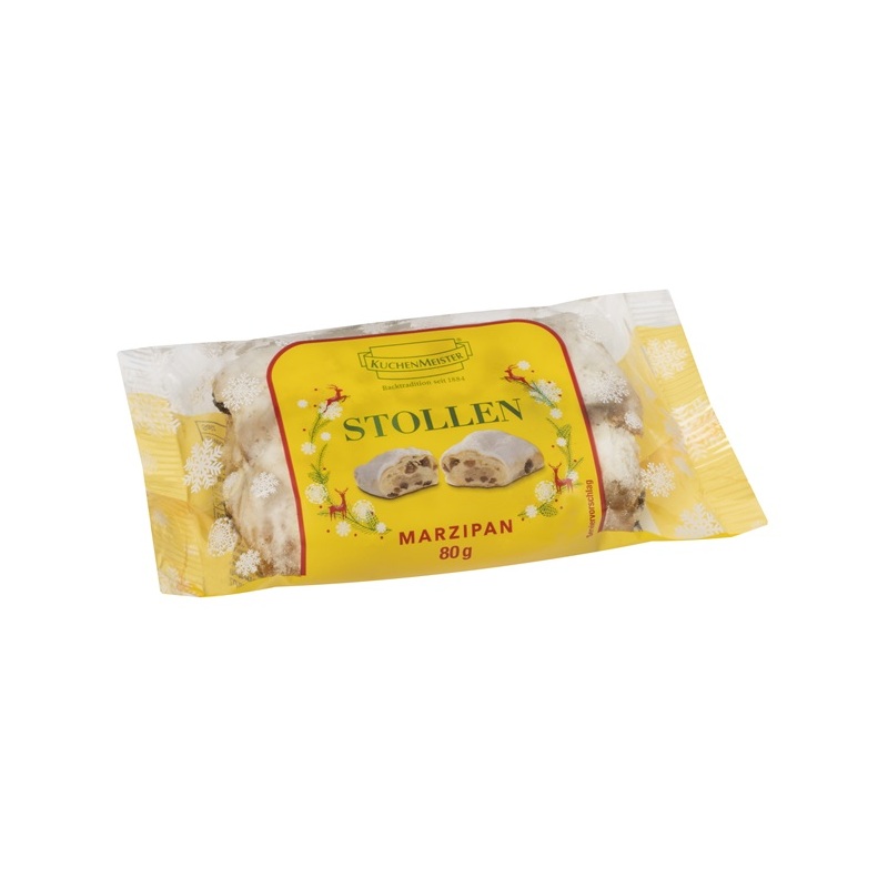 KUCHENMEISTER MINI MARZIPAN STOLLEN 80G