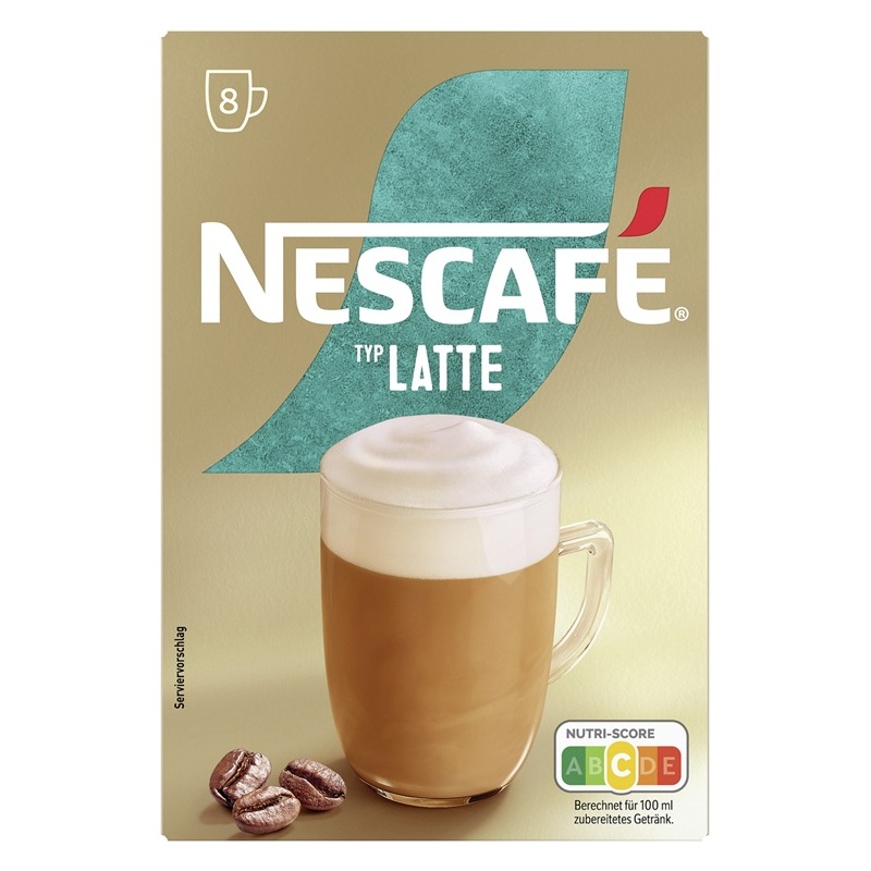 NESCAFÉ TYP LATTE 8 X 18G PACKUNG