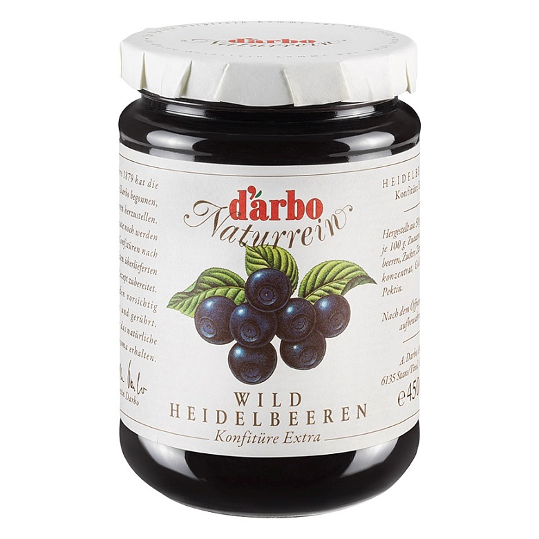 DARBO WILD HEIDELBEEREN KONFITUERE EXTRA 450G
