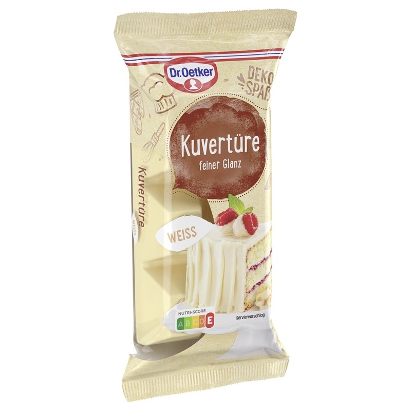 DR. OETKER KUVERTUERE WEISS 150G