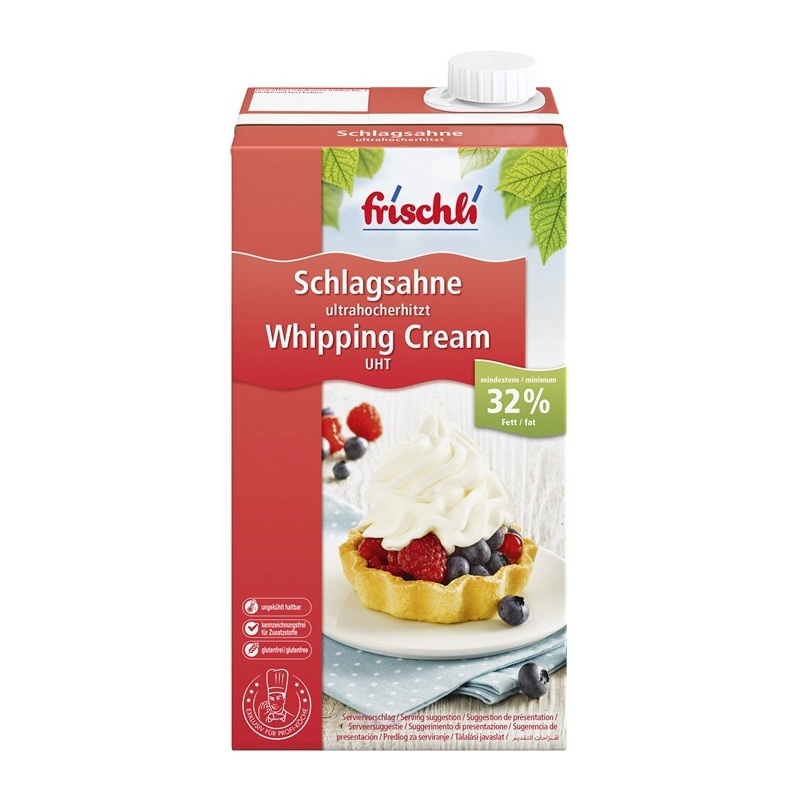 FRISCHLI H-SCHLAGSAHNE 32% 1LITER