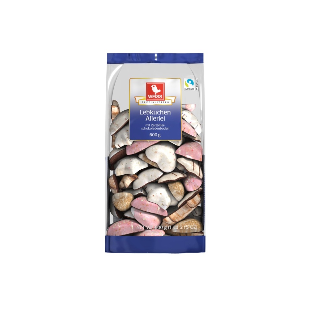 WEISS LEBKUCHEN ALLERLEI 600G