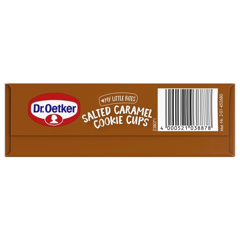 DR. OETKER BACKMISCHUNG - MY LITTLE BITES - SALTED CARAMEL COOKIE CUPS 240G PACKUNG