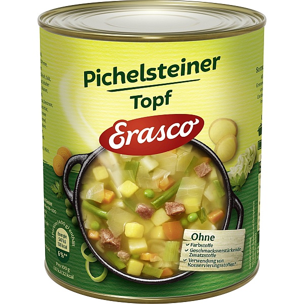 ERASCO PICHELSTEINER TOPF 800G