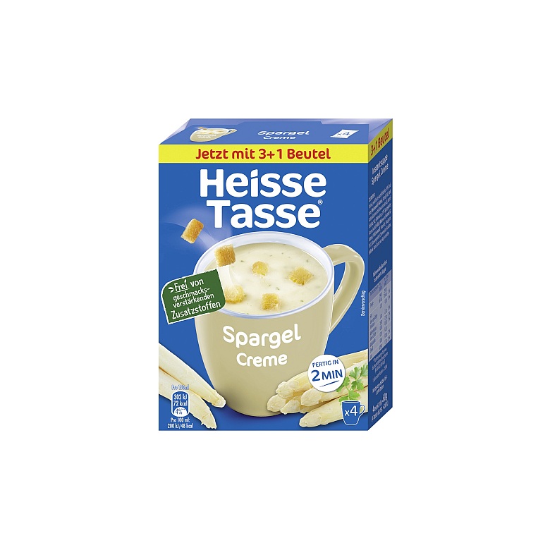 ERASCO HEISSE TASSE SPARGEL CREME 4 X 15G