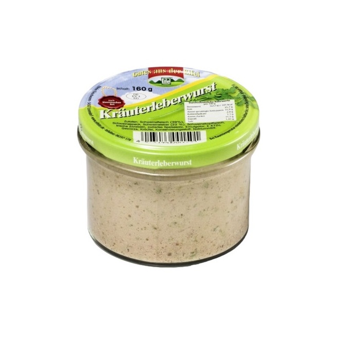 EIFELER KRAEUTERLEBERWURST 160G